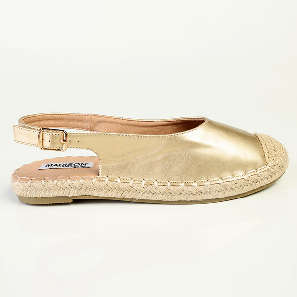 Madison Blessed Espadrille - Gold