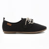 Pierre Cardin Ladies Riviera Flats - Black Mono