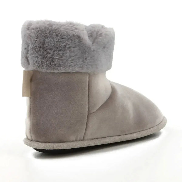 Hush Puppies Hi Top Slippers - Grey