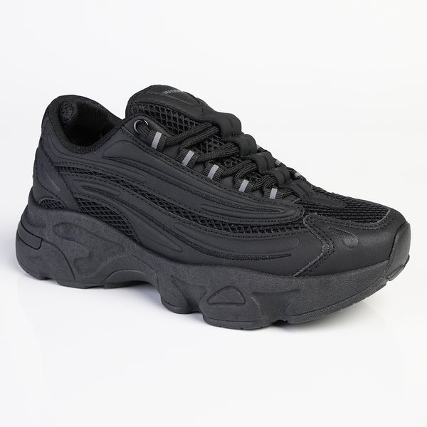 Madison Nik Fashion Sneaker - Black Mono