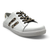 Julz Vicki Leather Sneaker - White Leopard Stripes