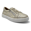 Julz Valentina Leather Sneaker - Gold Snake