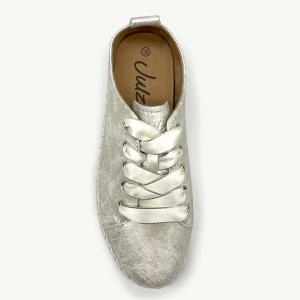 Julz Gina Leather Sneaker - Gold