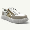 Julz Iris Leather Sneaker - White/Gold