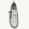 Julz Iris Leather Sneaker - White/Gold