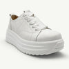 Julz Raya Leather Sneaker - White Snake