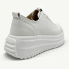 Julz Raya Leather Sneaker - White Snake