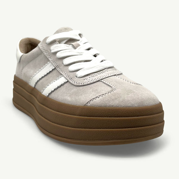 Julz Bree Leather Sneaker - White