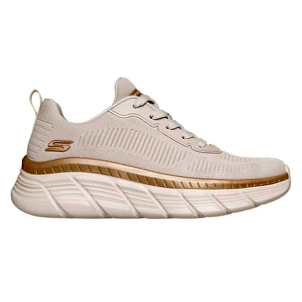 Skechers Bobs B Flex HI Sneaker - White Gold