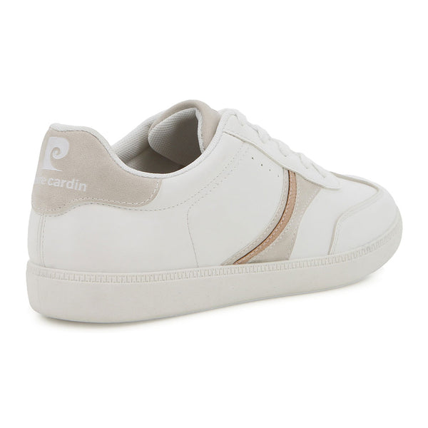 Pierre Cardin 2 Tone Sneakers - White