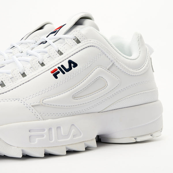 FILA Disruptor II Ladies Sneaker - Fila White / Fila Navy / Fila Red
