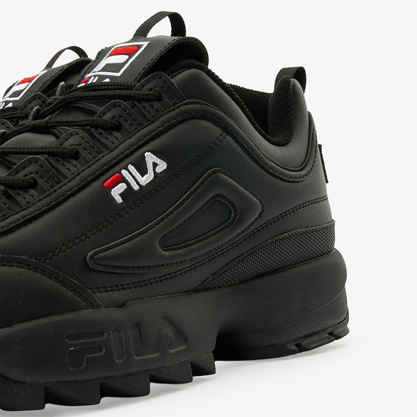 FILA Disruptor II Ladies Sneaker - Fila Black/ Fila Red