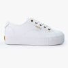 FILA Alessia MM Platform Sneaker - Gold/White