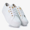 FILA Alessia MM Platform Sneaker - Gold/White