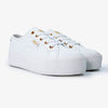 FILA Alessia MM Platform Sneaker - Gold/White