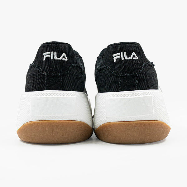FILA Sangria Canvas Sneaker - Black/ White