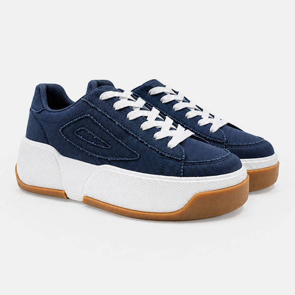 FILA Sangria Canvas Sneaker - Dark Denim