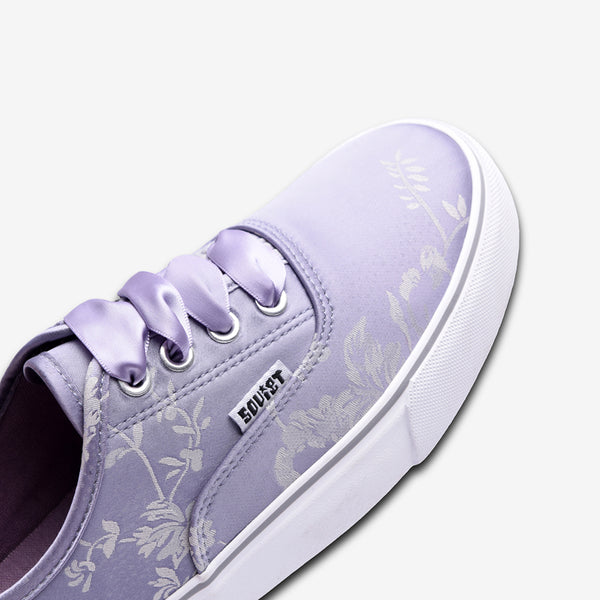 Soviet L Orchid Printed Platform Sneaker - Lilac Grey