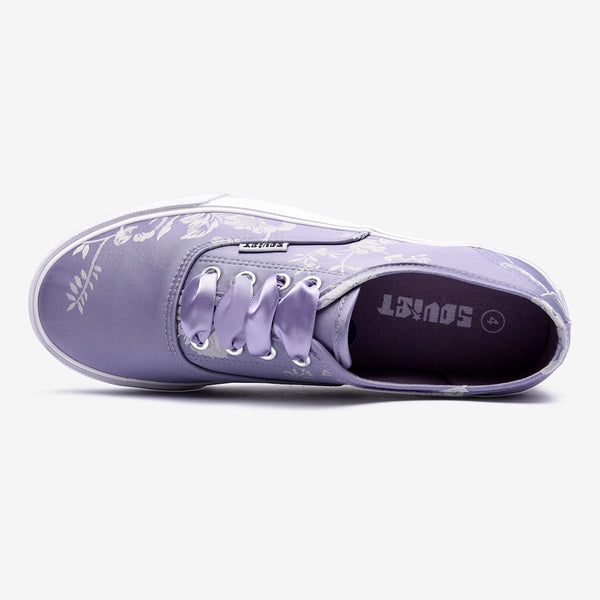 Soviet L Orchid Printed Platform Sneaker - Lilac Grey