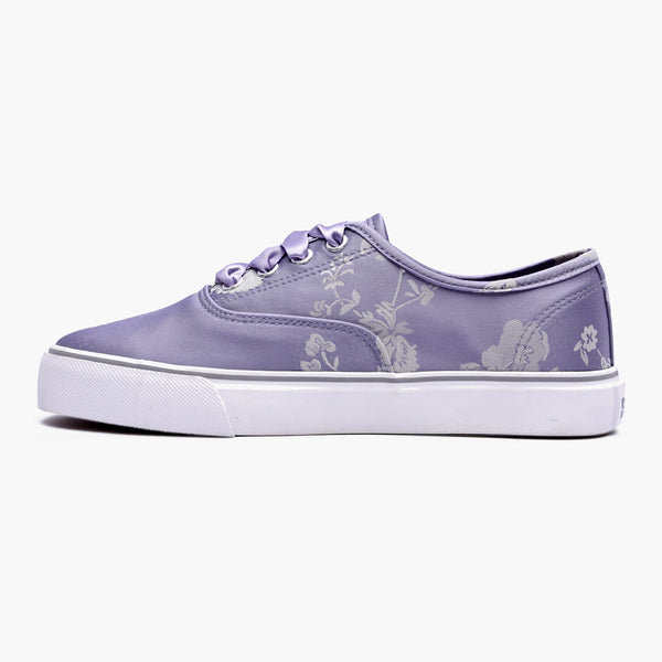 Soviet L Orchid Printed Platform Sneaker - Lilac Grey