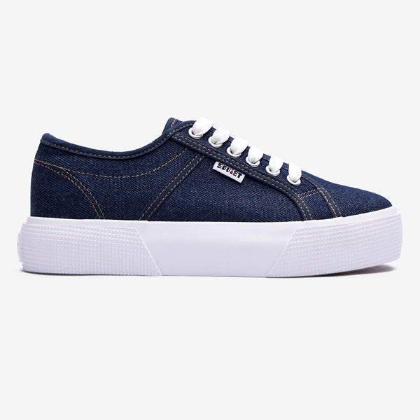 Soviet L Ayanda Platform Sneaker - Dark Denim