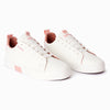Soviet Ladies Hollywood Lace Up Sneaker - White Pink