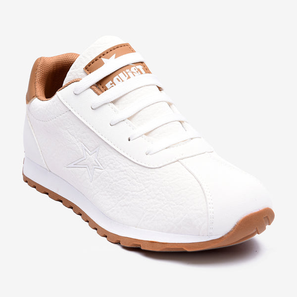 Soviet L Imogen Lace Up Sneaker - White and Brown