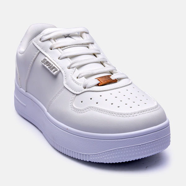 Soviet L Leandro Lace Up Sneaker - White Mono