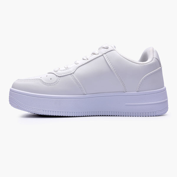Soviet L Leandro Lace Up Sneaker - White Mono