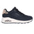 Skechers Uno Lace Up Sneaker - Black