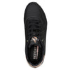 Skechers Uno Lace Up Sneaker - Black