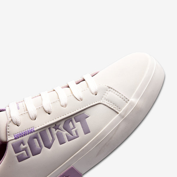 Soviet Hollywood Lace Up Sneaker - Cream/ Mauve