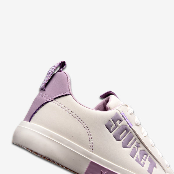 Soviet Hollywood Lace Up Sneaker - Cream/ Mauve
