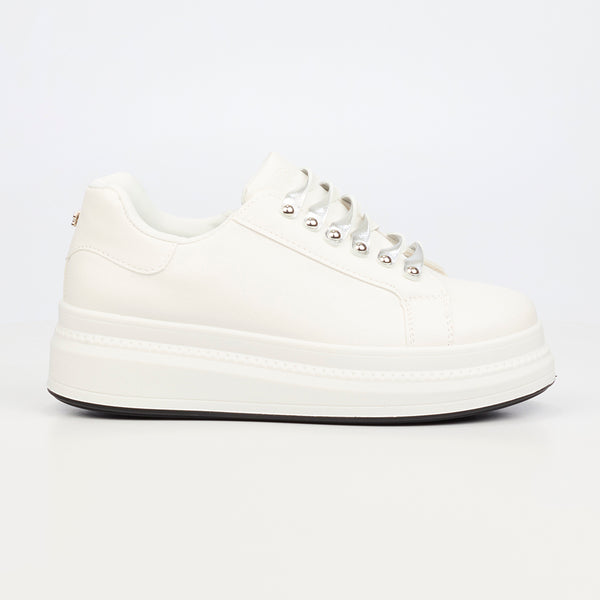 Butterfly Feet Senhora 31 Platform Sneaker - White