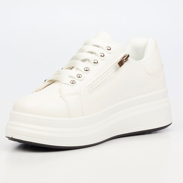 Butterfly Feet Senhora 31 Platform Sneaker - White