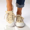Pierre Cardin Aravane Canvas Sneakers - Beige / White