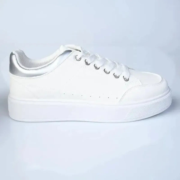Madison Heart of New York Brynn Platform Sneakers - White