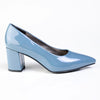Madison Ladies Pointed Toe Formal Court - Petrol Blue