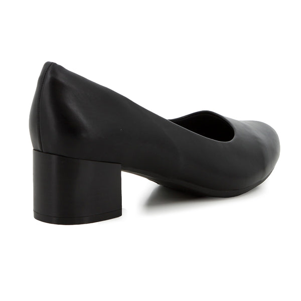 Pierre Cardin Fynn Block Heel Court - Black
