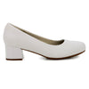 Pierre Cardin Fynn Block Heel Court - White