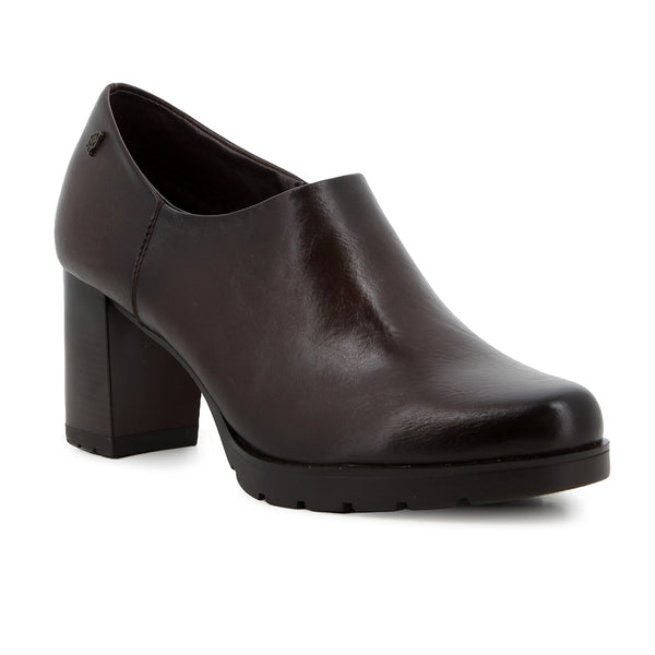 Soft Style by Hush Puppies  Romney Platform Court - Chocolate