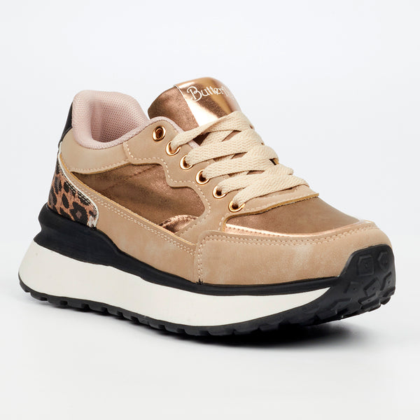 Butterfly Feet Rio 6 Sneaker -  Taupe