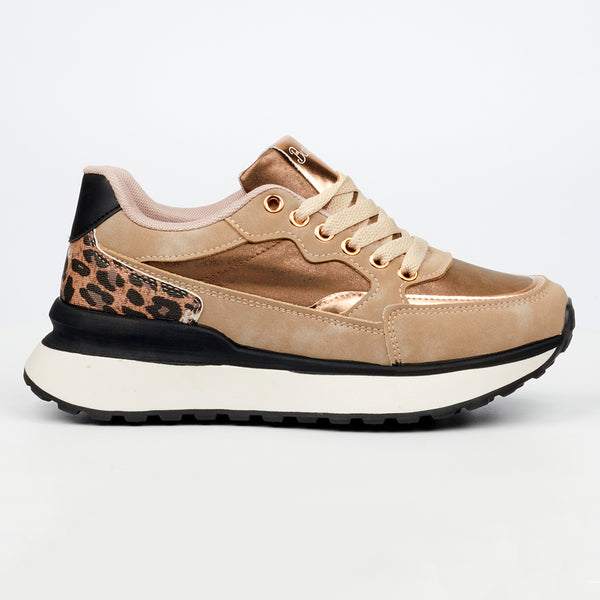 Butterfly Feet Rio 6 Sneaker -  Taupe