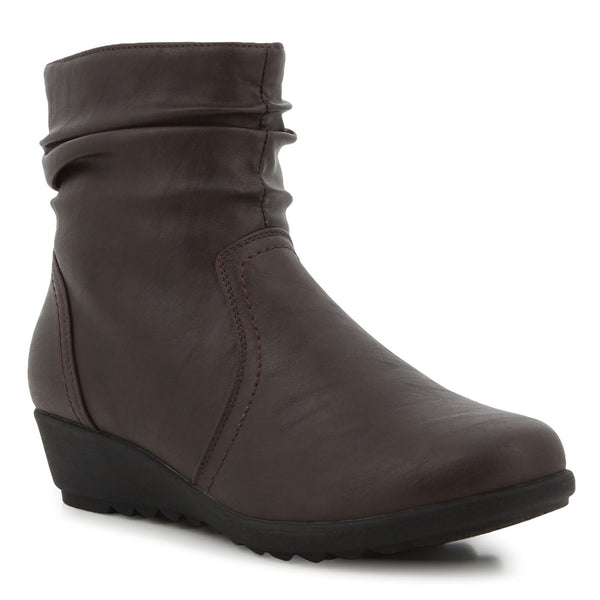 Soft Style by Hush Puppies Darian Ankle Boot - Chocolate
