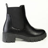 Madison Ladies Fashion Gusset Boot - Black