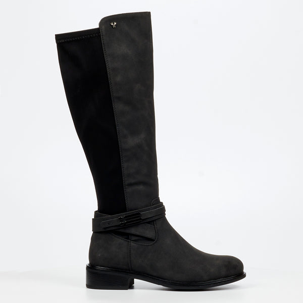 Butterfly Feet Huda 19 Boots - Black