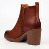 Butterfly Feet Esther 7 Gusset Ankle Boot - Tan