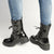 Alessio Rosanne Double buckle Boot - Black-Alessio-Buy shoes online