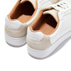 Fit Flop Rally Suede Back leather Sneaker - White-Fit Flop-Buy shoes online