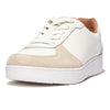 Fit Flop Rally Suede Back leather Sneaker - White-Fit Flop-Buy shoes online